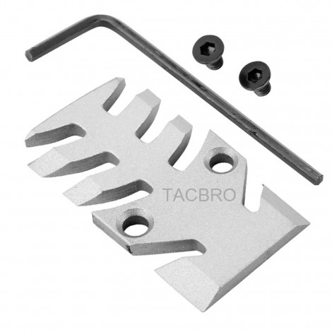 GCP-103# Raw Aluminum Trijicon RMR Cover Plate for Glock 17 19 26 Cut Slides