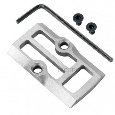 GCP-106# Raw Aluminum Trijicon RMR Cover Plate for Glock 17 19 26 Cut Slides