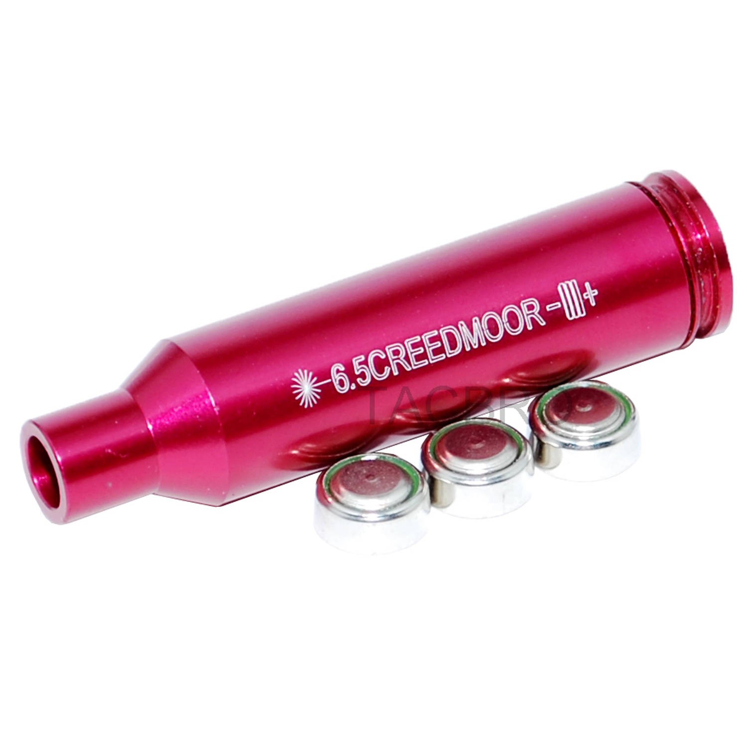 Details about   6.5 Creedmoor Red Laser Bore Sighter Boresighter Anodized Red Battery I 