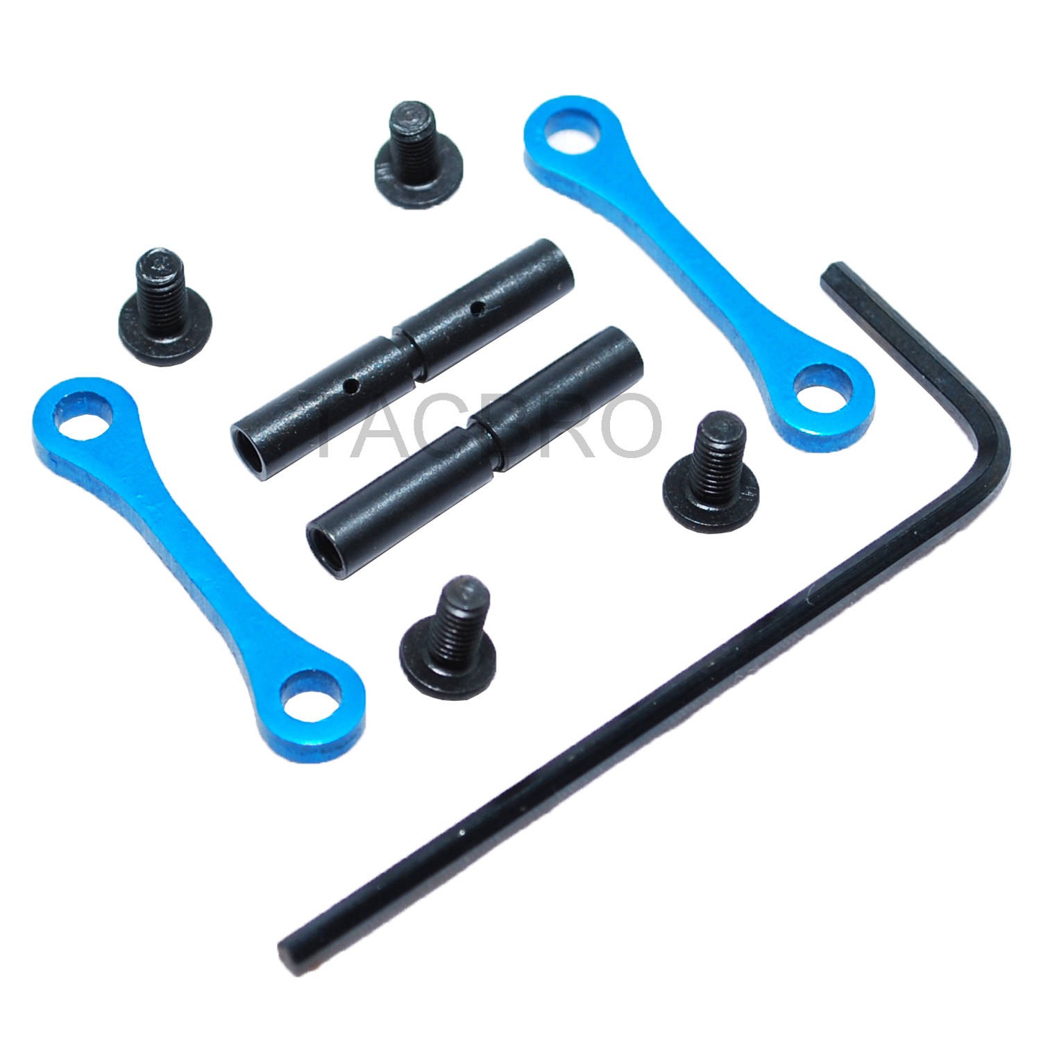 Blue Complete Anti-Rotation Trigger/Hammer Pin Set Style 15/.223