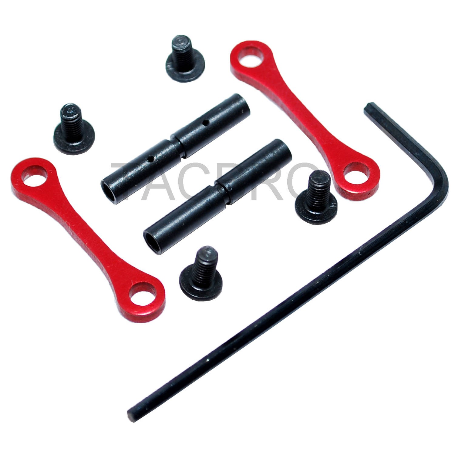 Anodized Red Complete Anti Walk Rotation Pins Kit Set .154 for .223 .308
