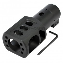 Mossberg 500 Tactical 12GA Clamp on Muzzle Brake Recoil Reduce - Black