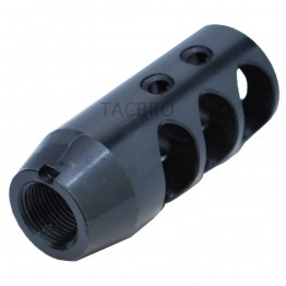 Steel 14x1LH TPI Competition Compact Muzzle Brake for 7.62x39  AK47