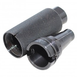All Steel 1/2"x36 Thread Pitch 2 piece design Muzzle Brake for 9MM