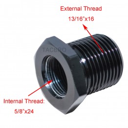 Aluminum 5/8"x24 TPI to 13/16"x16 TPI Oil Filter Adapter for 308