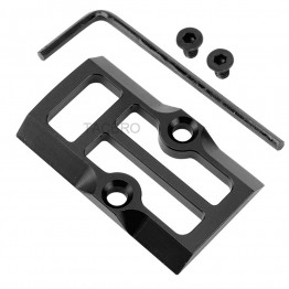 GCP-106# Black Anodized Aluminum Trijicon RMR Cover Plate for Glock 17 19 26 Cut Slides