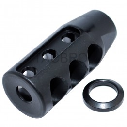 223 Compact Muzzle Brake 1/2"x28 Thread Pitch for .223/5.56 - New Design