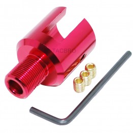 Red Anodized Aluminum Ruger 1022 Adapter 1/2"x28 Thread Pitch
