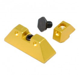 Gold Anodized Aluminum Front & Rear Sight For G43 G43X G42