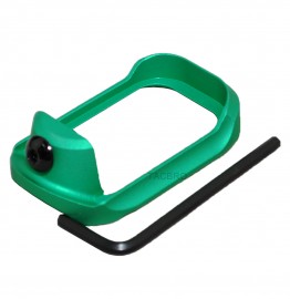Green Anodized Aluminum Magwell For PF940C PF940V2 - Mag Well
