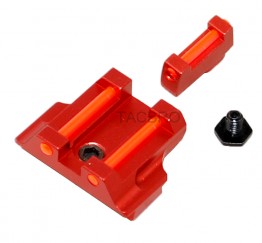 Glock Red Fiber Optic Front and Rear Sight For G17 G19 G22 G23 G24 G26 G27 G31 G34 G35 Red